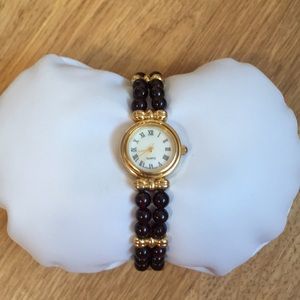 Vintage Watch Made From Glass Beads
